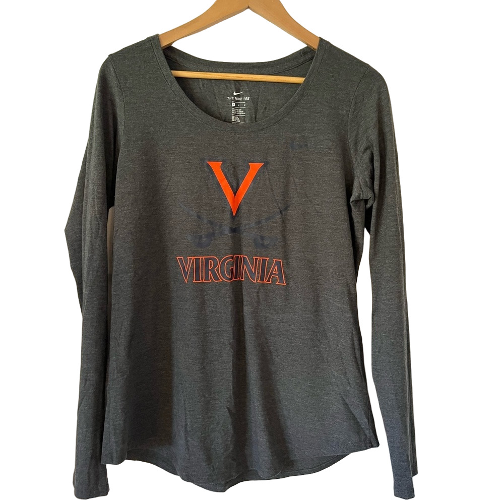 Nike Virginia Long Sleeve Tee Shirt Medium
